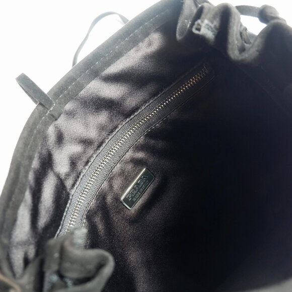 Authentic Preowned Prada Black Satin Small Handbag - Picture 2 of 10